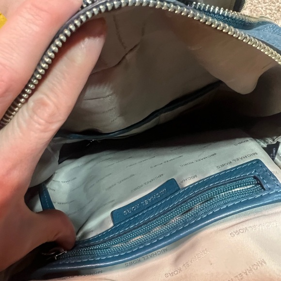 Michael Kors Blue and Gray Backpack - Picture 5 of 7